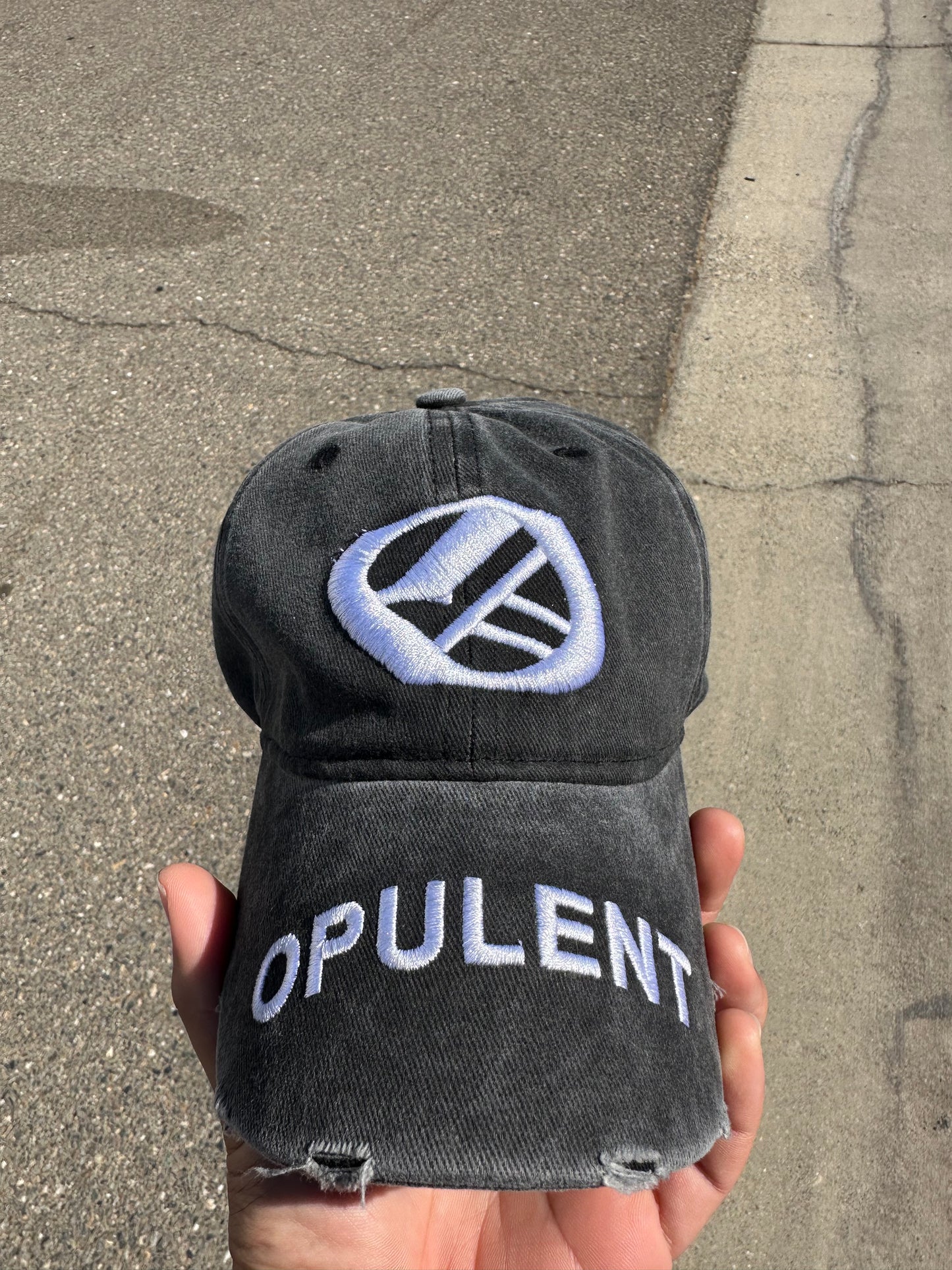 Opulent Distressed Dad Hat